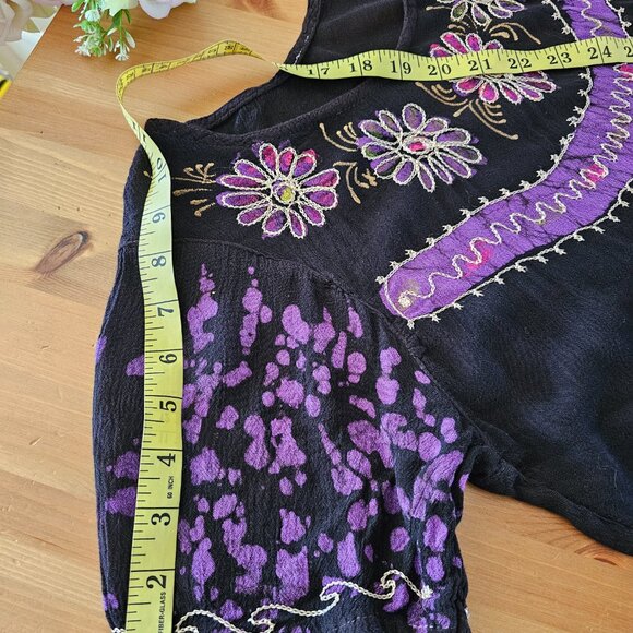 Women Hindus Summer short Sleeve Dress - Picture 7 of 12